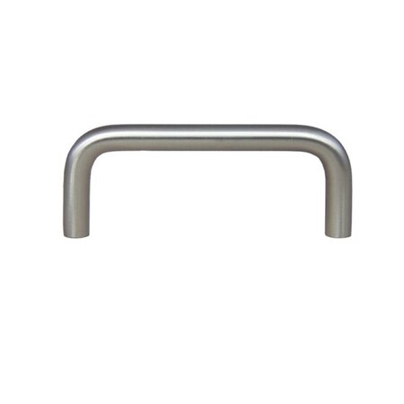 Crown 3-3/10" Wire Cabinet Pull with 3" Center to Center Satin Nickel Finish CHP353SN